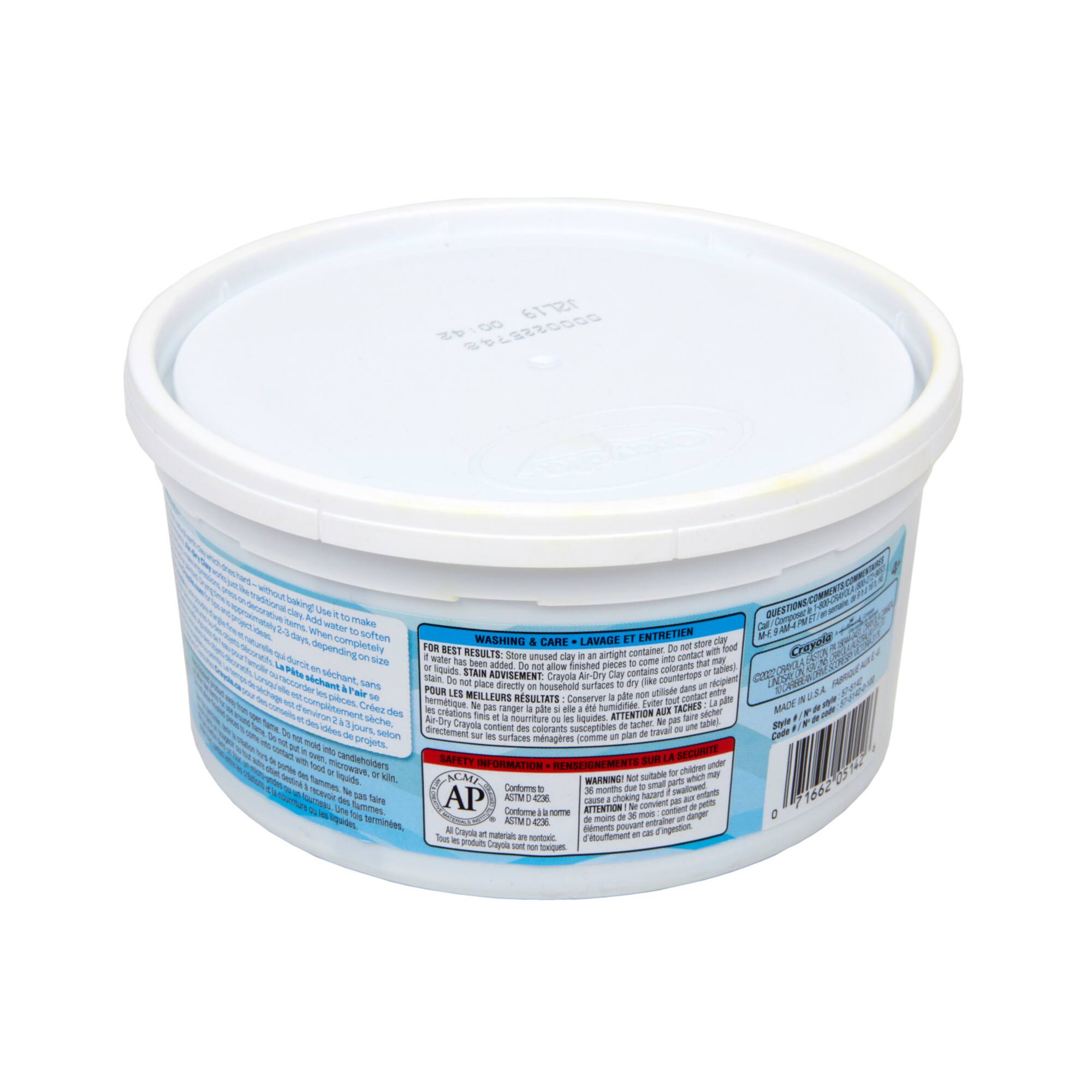 12 Pack: Crayola® 2.5lb. Blue Air Dry Clay Tub